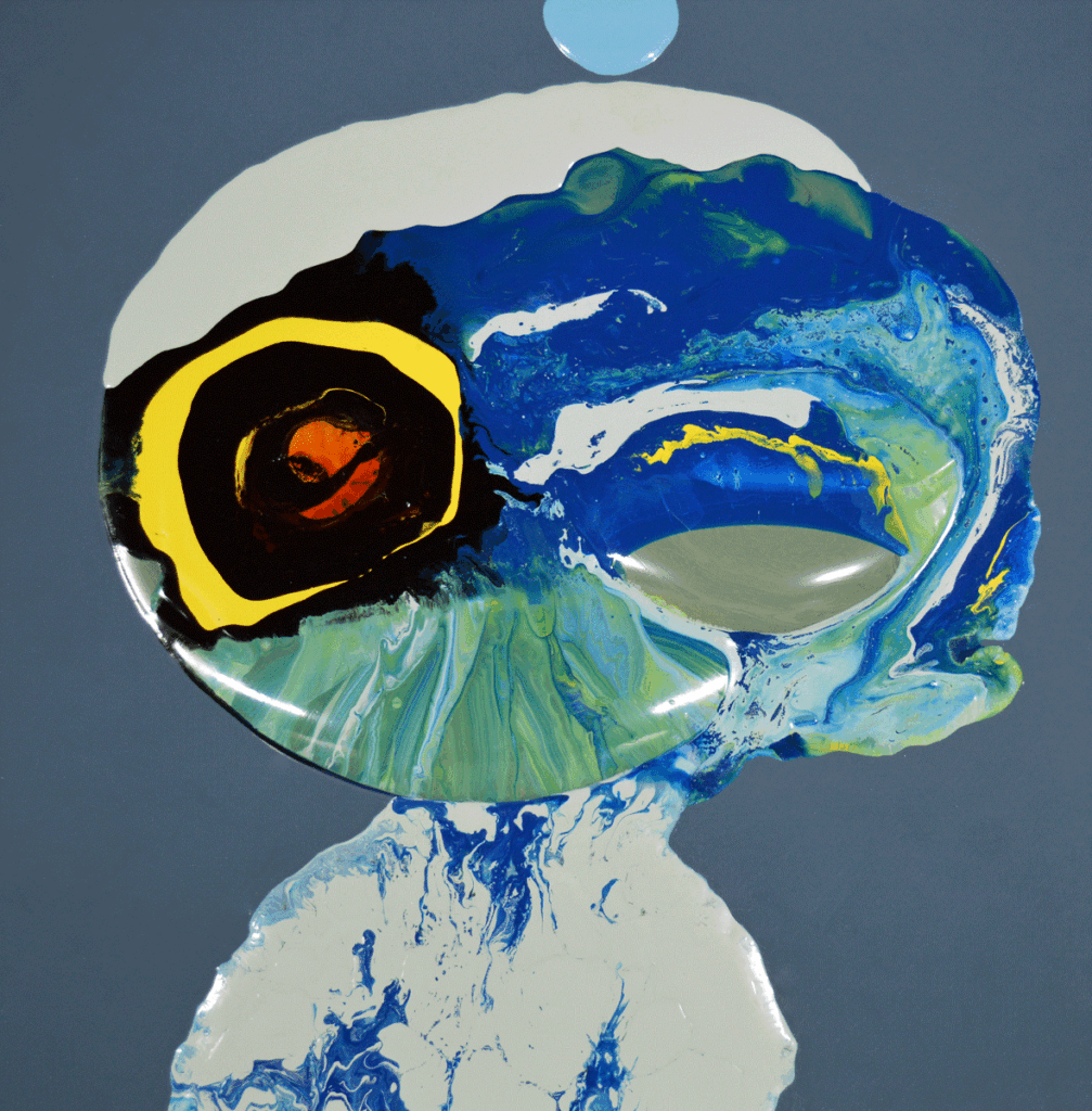 Creature painting by Angela Smith